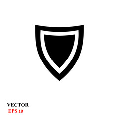 shield icon. vector illustration