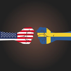 Conflict between countries: USA vs Sweden