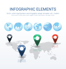 world map illustration8