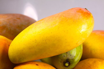 Mahachanok / Rainbow Mango fruit Thailand ,Another mango fruit is delicious. And in Thailand.