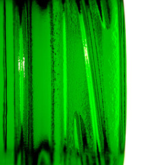 Beer-bottle finish.  The term finish originates with the mouth-blown bottle production process...