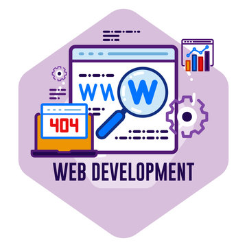Web Development concept vector Illustration