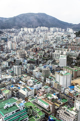 Blick vom "Busan Tower" auf die Stadt.
