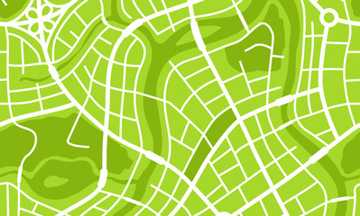 Obraz premium Abstract city map banner.