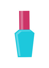 Simple Pattern of Closed Bottle with Nail Varnish