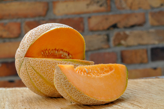 Galia Netzt Honig Melone lecker pr&auml;sentiert