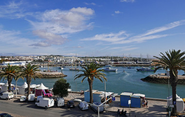 Hafen von Lagos, Algarve, Portugal