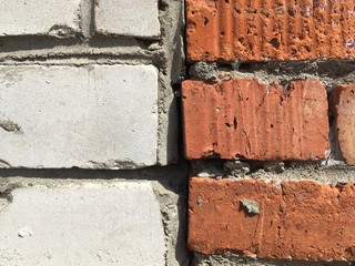 Brick wall, masonry, old brick abstract texture background