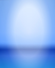 Blue soft blurred vector vertical background with horizontal dimming and vignetting along the boundaries of space. Technological cold blue gamma for the blues, illustrating modern technology & science