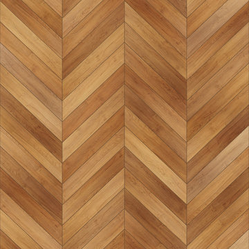 Seamless wood parquet texture chevron light brown 