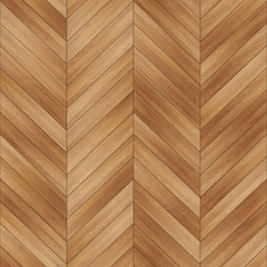 Seamless wood parquet texture chevron light brown 