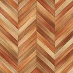 Seamless wood parquet texture chevron light brown 