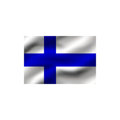 Obraz premium Flag of Finland.