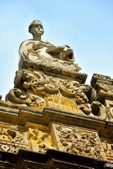 basilica cathedral of s. agata v. m. 17th century Gallipoli Italy