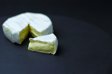 fresh French camembert cheese