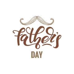 Happy Fathers Day lettering