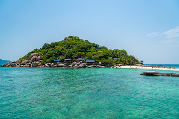 Beautiful island of Koh Nang Yuan located near Koh Tao, Thailand