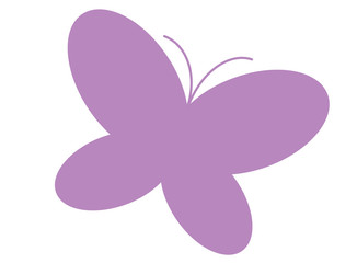 Simple Cute Butterfly Logo Design	