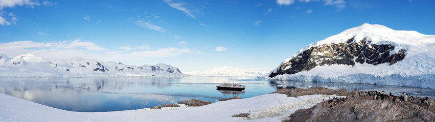 Beau paysage et paysages en Antarctique