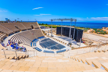  The Roman amphitheater in Israel