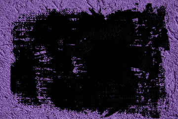 Grunge Ultra purple Plaster concrete texture, stone surface, rock cracked background for postcard