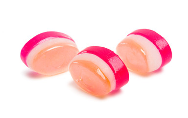 caramel candy with xylitol isolated