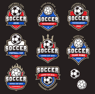 Vector Football Soccer Logos