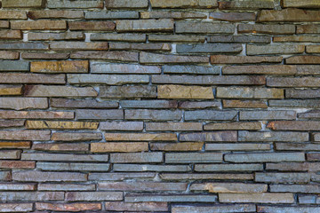 Beautiful background from stone bricks wall.