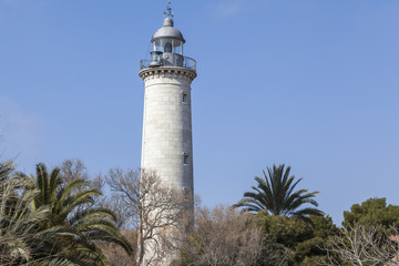 Lighthouse of Vilanova i la Geltru, Catalonia.