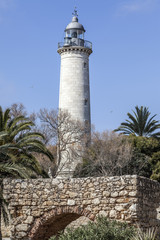 Lighthouse of Vilanova i la Geltru, Catalonia.
