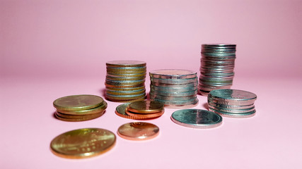 Difference coin stacks