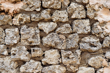 Background of old stone wall texture photo