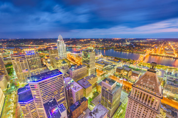 Fototapeta premium Cincinnati, Ohio, USA Skyline