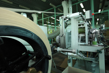 Manufacture of a natural shell for sausage. Collagen shell for sausages. Collagen casings industry for sausage products. Film for sausages. Large-scale production.