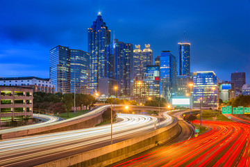 Fototapeta na wymiar Atlanta, Georgia, USA Downtown Skyline