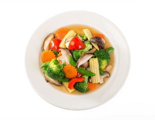 stir-fried mixed vegetables