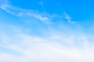 The nature of blue sky with cloud in the morning.