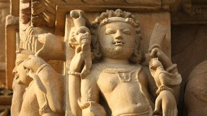 Fototapeta na wymiar Templo Parsvanath, Templos del Sur. Khajuraho, India