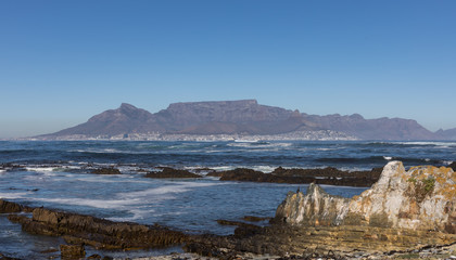 Fototapeta na wymiar Capetown from Robben island