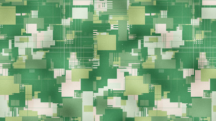 3D Abstract Background. Render