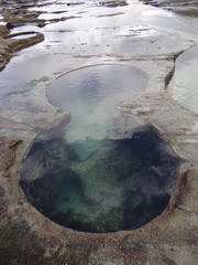Figure 8 pool eight pools, Lilyvale, Royal National Park, NSW Australia