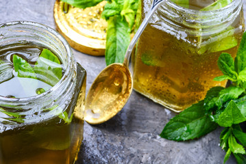 Jam from fresh spearmint