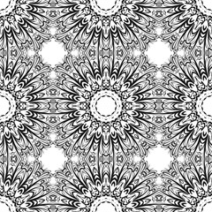 modern pattern with geometric art deco ornament. vector illustration. oriental design