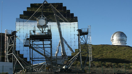Telescopio Magic Observatorio del Roque de Los Muchachos en La Palma