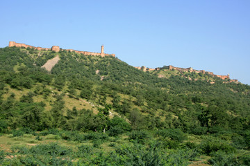 Fototapeta na wymiar Amber Fort, Jaipur, India