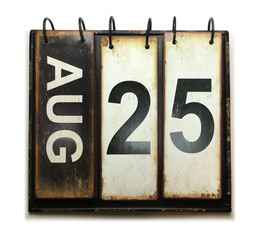 August 25
