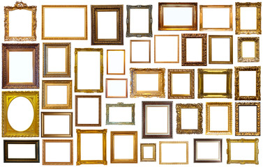collectrion of calssical art frames