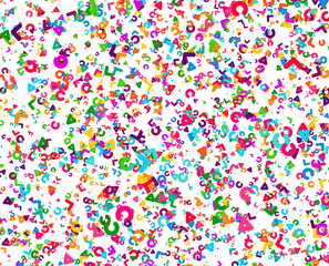 Abstract geometric pattern. Background with colored shapes. Mosaic graphic design. Vivid backdrop for Banners, Posters, Flyers. Vector