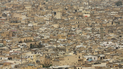Panorámica de la ciudad de Fez en Marruecos