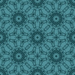 Unique, abstract geometric pattern. Seamless vector illustration. For design, wallpaper, background